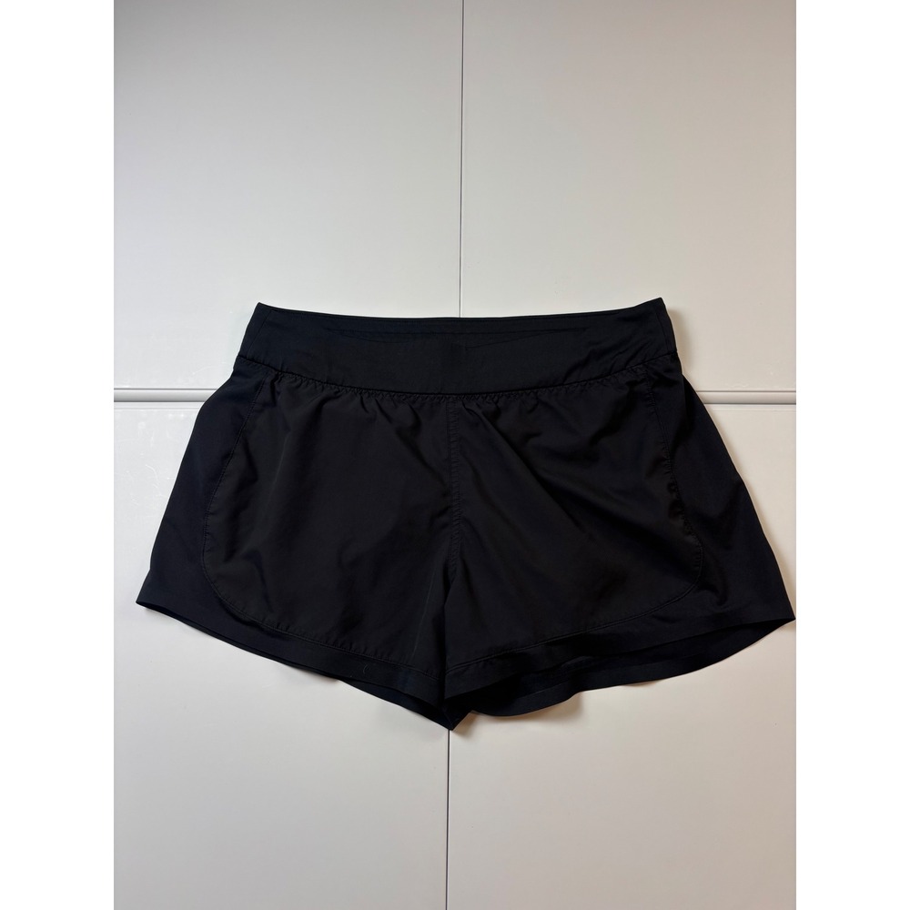 Athleta Athletic Run‎ Shorts Womens M Black Gym Pocket